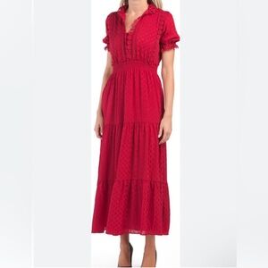 Max Studio Red Maxi Dress
